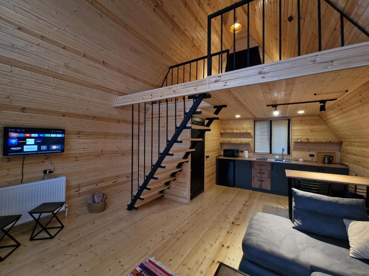 Ferienwohnung Misty Rocks Kazbegi Exterior foto