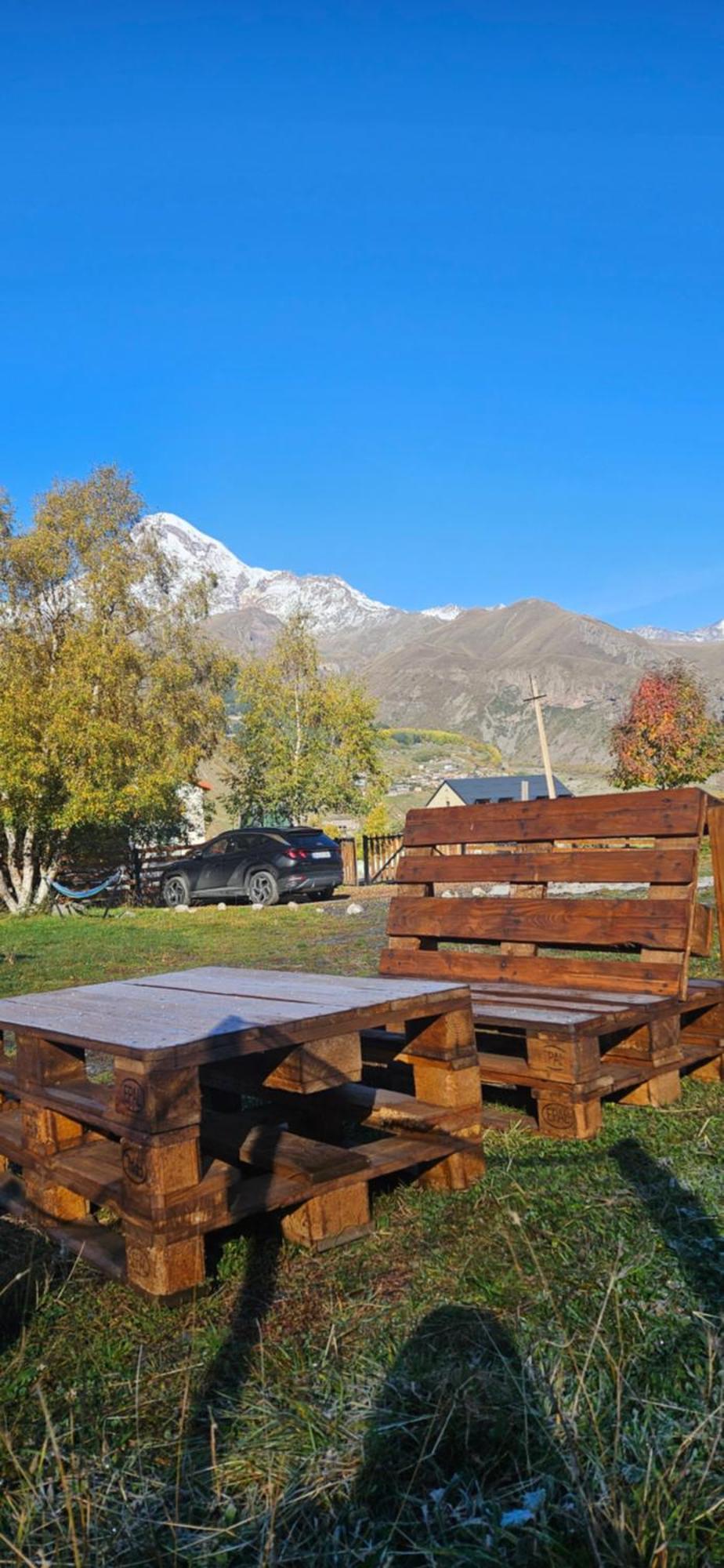 Ferienwohnung Misty Rocks Kazbegi Exterior foto